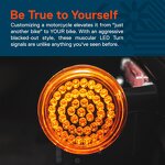 LED Lamps Manufacturer - New 1156/1157 Motorcycle Round Clear Lens Turn Brake for Harley Motorbikes