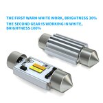 LED Bulb Manufacturer - New 6000K 12V SMD Festoon C5W C10W 2 Color Interior 31mm 36mm 39mm 41mm