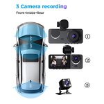 Dash Cam Manufacturer - 3.0 Inch WiFi HD Dual Lens with 110 Degree Wide Angle IPS Screen 1 Year Warranty