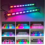 Emergency Light Manufacturer - RGB Car Colorful Ambiance Decorative Windshield LED Strobe 12-24V