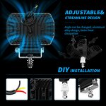 Work Light Manufacturer - Wholesale 25W 4.5Inch LED Square Driving Spotlight for Off-Road Vehicles Fog