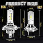 LED Headlight Bulb Manufacturer - Super Bright 50000LM H4 H7 300W 360° No Dark Spot Plug & Play