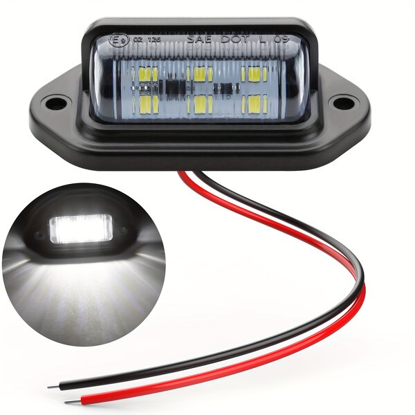 License Plate Light Manufacturer - New 12V/24V LED for Truck Car Trailer SUV Lorry Motorcycle Van RV-Rear