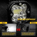 LED Light Bar Manufacturer - 3 Inch 12V 24V 45W Spot Flood Combo for Truck Car 4x4 Boat ATV