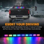 Emergency Light Manufacturer - RGB Car Colorful Ambiance Decorative Windshield LED Strobe 12-24V