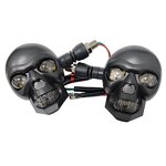 Turn Signal Light Manufacturer - Custom Exterior Mini Lamp Motorcycle Indicator Skull Spotlight LED