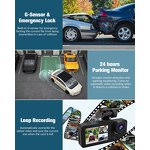 Dash Cam Manufacturer - 3.0 Inch WiFi HD Dual Lens with 110 Degree Wide Angle IPS Screen 1 Year Warranty