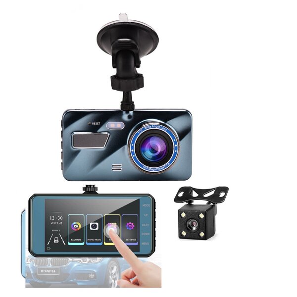 Dashcam Manufacturer - OEM 4.0 Inch Dual Lens with Night Vision 1-Year Warranty
