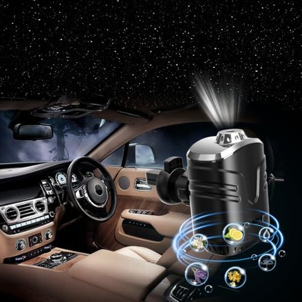 Air Freshener Manufacturer - Car Smart Star Luxury Waterless Diffuser Starlight Headliner Ambient USB Vent Mounted