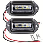 License Plate Light Manufacturer - New 12V/24V LED for Truck Car Trailer SUV Lorry Motorcycle Van RV-Rear