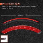 Fender Flares Manufacturer - Rubber Car Arch Wheel Eyebrow Protector Auto Mudguards Anti Collision Strip Stickers