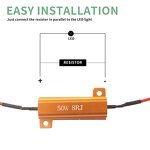 Load Resistors Manufacturer - 50W 6ohm Fix LED Bulb Fast Hyper Flash Turn Signal Blink Error Code