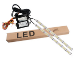 LED Strip Light Manufacturer - 12V Crystal DRL White Amber Switchback Headlight Flexible