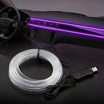 LED Strip Light Manufacturer - Wholesale Flexible Car Interior Atmosphere App Control RGB Fiber Optic