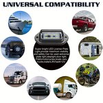 License Plate Light Manufacturer - New 12V/24V LED for Truck Car Trailer SUV Lorry Motorcycle Van RV-Rear