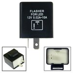 Flasher Relay Manufacturer - 12V 0.02A-10A 2-Pin CF-12 Electronic LED Fix for Turn Signal Fast Hyper Flash