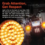 LED Lamps Manufacturer - New 1156/1157 Motorcycle Round Clear Lens Turn Brake for Harley Motorbikes