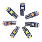 LED Bulb Manufacturer - T5 3SMD 3030 DC12V Wedge Base Dashboard Instrument Car Interior Air Indicator