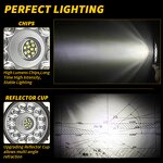 Work Light Manufacturer - High Power 4 Inch LED 27W Spot Beam 6000K Round Off-Road for Cars