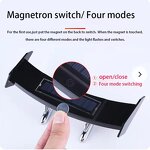 Car Tail Light Manufacturer - Mini Solar Rear Spoiler Universal 12V LED Flashing Warning Waterproof