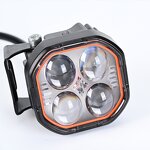 Spotlight Manufacturer - Mini 5D White Yellow Red Fog Super Bright 12V 24V Car LED Pods Work for Off-Road ATV