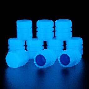 Valve Cover Manufacturer - Auto Tire Luminous Colorful Universal Motorcycle Car