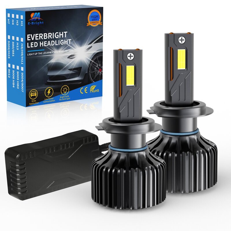 LED Headlight Bulbs Manufacturer - High Power 300W 50000Lumens H4 9003 H19 with Fan 6000k