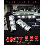 Warning Light Manufacturer - High Power 12V 24V Universal Emergency Strobe Flash 3LED Waterproof Amber Red Blue White