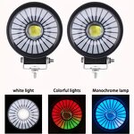 Headlight Manufacturer - 12V 24V 3 Inch Universal Halo Angel Devil Eye Spotlight for Cars Scooter Motorbike