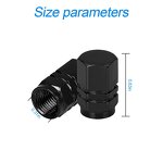 Valve Caps Manufacturer - 4 PCS Pack Steel Wheel Tyre Air Dust-proof Dice for Bike Auto Truck