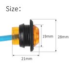 Side Light Manufacturer - Car 12v LED Truck 24V Indicator Multicolored Crystal