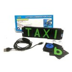 Indicator Light Manufacturer - New 12V LED Taxi Windshield Cab with USB Lighter Plug & Empty Sign
