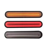 Turn Signal Light Manufacturer - 12v 24v Yellow Flowing 100 Led Rear Tail Indicator Waterproof Truck Trailer