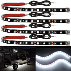 LED Strip Light Manufacturer - Waterproof 12V Long Lifetime Soft Racing for Motorcycle White Warm White Blue