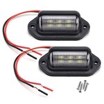 License Plate Light Manufacturer - 24V LED Tail Lamp 12V 6-Smd Side Marker Trailer Lights Waterproof for Truck Suv