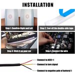 DRL Manufacturer - Flexible LED for Headlight Strip RGB Daytime Running in 30cm 45cm 60cm Lengths