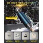 Escape Tool Manufacturer - 2-in-1 Vehicle Emergency Seatbelt Cutter Portable Window Breaker Keychain Safety Hammer