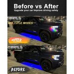 LED Strip Light Manufacturer - 12V APP Control RGB Colourful Switchback Turn Signal Flowing Running Crystal Tear