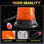 Beacon Lights Manufacturer - DC 12V Yellow LED Traffic Warning for Vehicle Car Truck 80V Systems