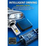 LED Headlight Manufacturer - 300W 50000LM Smart App Control Ai Tri Color Temperature H1 H11 H4 H7