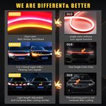 Hood Light Strip Manufacturer - Dynamic Scan Start up Sequential Flowing Turn Signal Flexible DRL