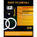 Angel Eye LED Manufacturer - RGB Headlight & Fog Lamp Mobile App Remote Control Hallo Ring & Daylight Cotton