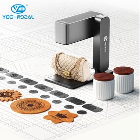 Laser Engraving Machine Manufacturer - YEELASER 5W Folding Portable Glass Custom Logo