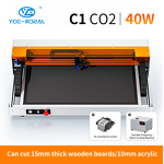 CO2 Laser Engraver Manufacturer - YEELASER C1 40W Wood Stone Acrylic Glass