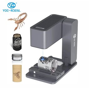 Laser Engraving Machine Manufacturer - Autofocus APP Control Glass Stainless Steel Leaf