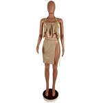 Women's Party Set Manufacturer - Summer Halter Top and Short Skirts Night Club Suit