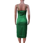 Women's Midi Dress Manufacturer - Backless Sleeveless Sexy Beach Bodycon Strap Slit