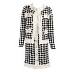 Women's Two Piece Set Manufacturer - 2024 Sexy Temperament Coat Short Skirt Workwear