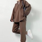 Women's Crop Hoodie Manufacturer - Fitness Half Zipper Cotton Drawstring Yoga Jacket