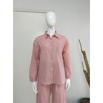 Women's Two Piece Set Manufacturer - High Waist Retro Cotton Linen Loose Pants Suit